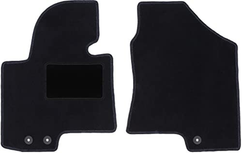 Wielganizator Automatte – Passend für Hyundai ix35 SUV 2009-2015 – Velours – Autozubehör - Auto Fußmatten – Fußmatte Auto – 2-teilig - schwarz