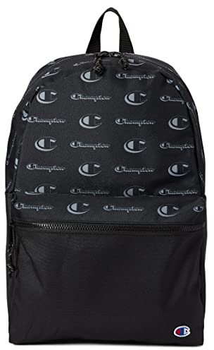 Champion Manuskript Rucksack, Schwarzes traditionelles Design, Einheitsgröße, Forever Champ The Manuscript Rucksack