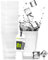 idea-station gobelet plastique 8 x 450 ml - transparent - verre plastique reutilisable - gobelet enfant