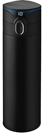 Htopse para botella de agua inteligente termo de café botella infusor de té con pantalla LED de temperatura para amigos familiares