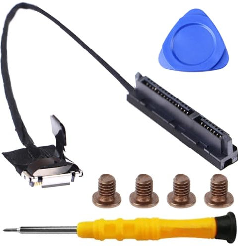 ZHUROUPU 7 PCS SATA Drive du Disque Dur HDD Remplacement du câble pour HP DV6-6000 DV7-6000 DV6-6B DV7-6C Série DV6-6119WM DV6-6096NR DV6-6C29WM DV6-6C53CL DV7-6B57NR DV7-6C93DX pour HPMH-B30350555