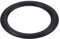 sourcing map Rubber Speaker Foam Edge Surround Rings 8 Inch 143mm x 205mm Perforated Subwoofer Rings Replacement Parts for Speaker Repair or DIY Black