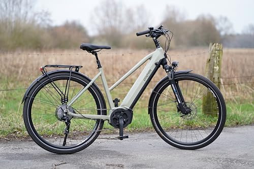Prophete Entdecker 4.0 Trekking E-Bike 28 Zoll - 540 Wh - Integrierter Akku - Mittelmotor - 10-Gang Kettenschaltung - HDY. Scheibenbremse - Rahmenhöhe 50 cm