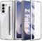 AFENGBOX Cover per Samsung Galaxy Z Fold 6 5G,Ultra Sottile Custodia Samsung Z Fold 6 con S Pen e S Pen Slot e Protezione per Schermo Integrata,Antiurto AntiGraffio Cover Case per Samsung Fold 6,Clear
