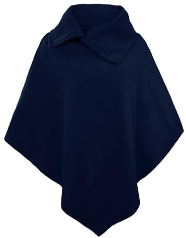 Poncho Damen Winter Herbst Elegant Klassisch Einfarbig Stretch Cape Ärmellos Charmant Locker Unregelmäßig Schal Young Fashion Top