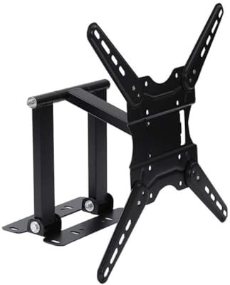 QWAXTRIW Adjustable TV Wall Mount Bracket with Rotating Arm Space Saving WallMounted Television Hanger
