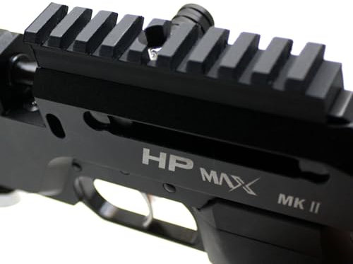 3DSR Picatinny Adapterschiene für das AEA HPMAX MK2 Luftgewehr - Dovetail, Weaver Adapter (Schwarz)