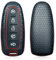 Funda Llave Coche Funda Silicona Llave Coche para Mando Distancia para Edge C MAX para Explorer para KU&ga para Escape para Focus para Taurus Funda Llavero Soporte Anillo Bolsa Llaves