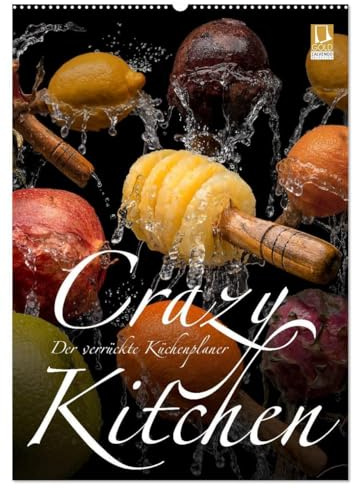 Crazy Kitchen - Der verrückte Küchenplaner (Wandkalender 2026 DIN A2 hoch), CALVENDO Monatskalender: Ein absolut einmaliger Küchenplaner des Schöneicher Fotodesigners Olaf Bruhn (CALVENDO Lifestyle)