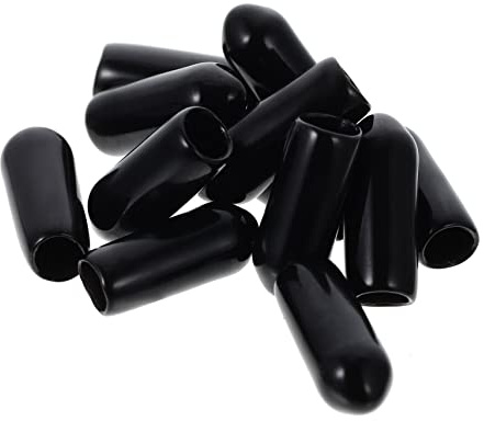 Haarreifen Endteile Gummi für Schmale Metall Haarbänder Mottoparty | Endkappen für Reparatur und Handmade Projekte, Schützt Kanten, Angenehmer Sitz, 100 Stück Packung