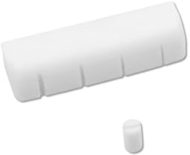 Soundspire Bone Banjo Nuts Set, 1-Piece 5th String & Head Nut for 5 String Banjo (Replacement Kit)