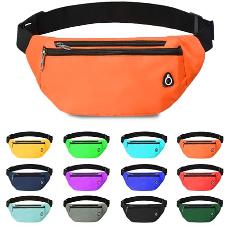 Rosoz Bauchtasche, Gürteltasche Damen Bauchtasche Herren Geschenke Sport Hüfttaschen für Outdoor Reise Laufen Fahrrad
