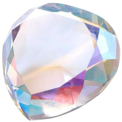 HOMSFOU Heart-shaped Artificial Diamond Crystal Hand-model Display Prop for Desktop and Office Decoration with Shining Brightly Feature and Unique Creative Style