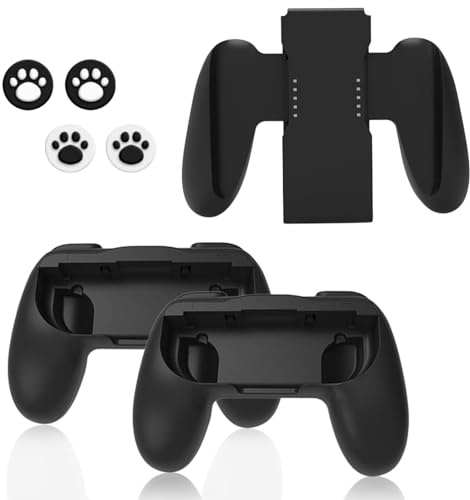 XIMEY Manette Switch Joycon, Manette de Switch, avec 4 Capuchon Joystick, Accessoires pour Nintendo Switch 1 2 (A3)