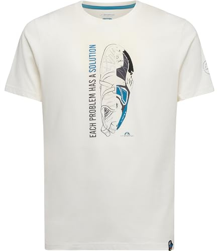 LA SPORTIVA Herren Solution T-Shirt, Chalk-Lake, L