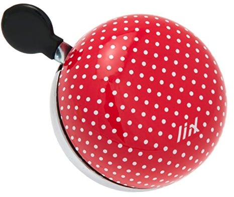 Liix Ding Dong Fahrradklingel Polka Dot Rot