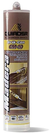 Quiadsa 52502325 Sellador Elástico para Madera, 300 ml