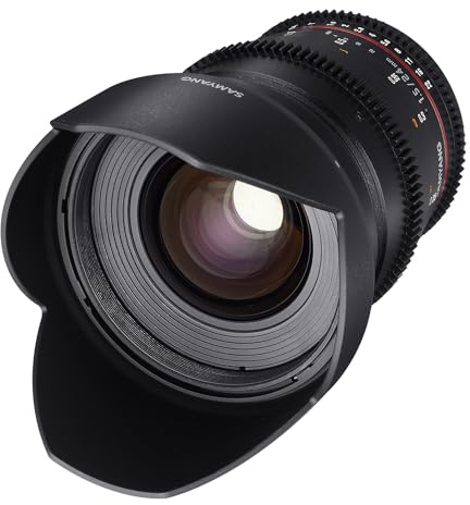 Samyang MF 24mm T1.5 VDSLR II Manual Focus Cine Lens for Sony E