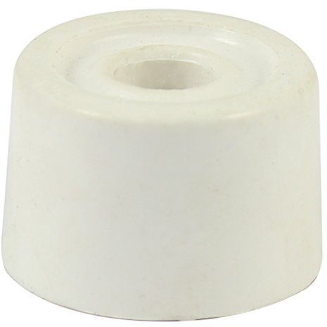 TIMCO PVC Door Stops - White - 20 x 30mm - Pack of 2