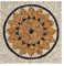RO-003 90 x 90 cm Marmor Rosone mediterran Einleger Mosaikfliesen Bild Dekoration Stein-Mosaik Fliesen Lager Verkauf Herne NRW
