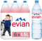 Evian Eau Minérale Naturelle Bouteille 6 x 1,5 L