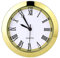 HICARER 1-1/2 Zoll (37 mm) Runde Uhr aus Quarzuhr mit Römischen Ziffern, für 35 mm Durchmesser (Gold Lünette)