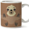 MUGFFINS Perezoso Tazas Originales de Desayuno - Animales Graciosos Ideas para Regalos - Cerámica 350 ml