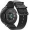 Fintie Armband kompatibel mit Garmin Forerunner 235/220 / 230/620 / 630 / 735XT Smart Watch - Nylon Uhrenarmband Sport Armband verstellbares Ersatzband mit Edelstahlschnallen, Schwarz