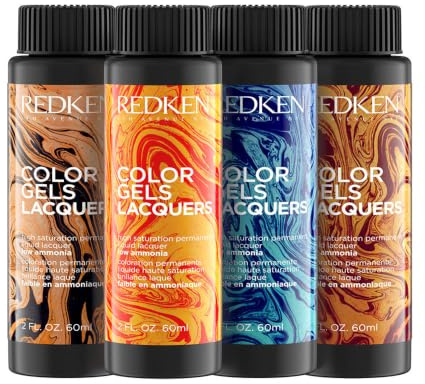Redken Colour Gels Lacquer Permanent Hair Colour, No. 7AB Moonstone, 60 ml