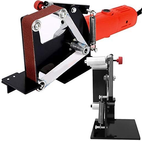 Carnaval Commerçant Support De Montage Pour Ponceuse À Bande,Machine de polissage de ponceuse à bande, polisseuse de meulage d'attachement de ponceuse à courroie de largeur de 50mm avec adaptateur(M1
