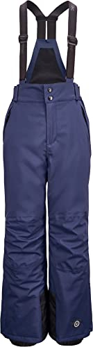 Killtec Jungen Skihose Funktionshose mit abzippbarem Latz, Schneefang und Kantenschutz Gauror Jr wasserdicht, atmungsaktiv 00339-dunkelnavy 164