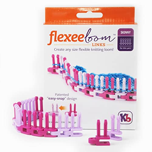 Authentic Knitting Board Flexee Regular Für dünnes, kleine Stärke, Kunststoff, Für mittelgroßes Garn, Small Gauge, 48 stück
