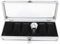 MAGT Uhrenbox, 6 Gitterschlitze Aluminium Uhrenkasten Rechteck Uhrenaufbewahrung Schmuckkasten Uhrenkoffer Schmuck Display Organizer(6 Steckplätze)