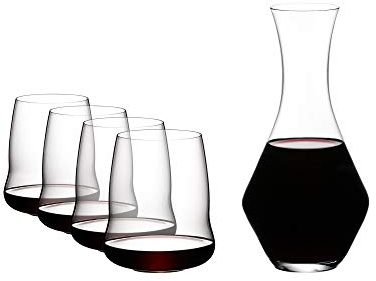 Bayerische Glaswerke Riedel Stemless Wings Cabernet + Dekanter 5789/30