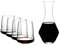 Bayerische Glaswerke Riedel Stemless Wings Cabernet + Dekanter 5789/30