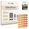 BACKLAXX ® Gittertape 40 Stück Premium-Qualität – Gitterpflaster Set in Größen Typ c – GRATIS umfangreiches eBook mit 60 Anwendungsbeispielen – Akupunkturpflaster Cross Tape Gitterpflaster