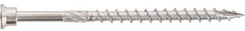 S&P Terrassenschraube ZKO 4.0x 60 TX15 martensitisch Edelstahl gehärtet