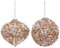 Mark Roberts Gemischte Glitzer-Ornamente 2020 - Christbaumschmuck, thematischer Weihnachtsbaumschmuck, Sortiment von 2