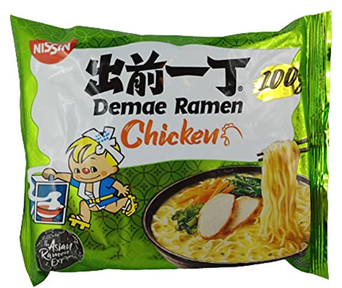 Nissin Instant Nudeln Chicken 30er Pack (30 x 100g) asiatische Nudelgericht