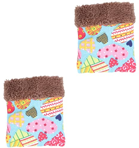 Gemütliches Kuscheltier Ratten Kuscheliger Wintersack Haussack im Versteckstil Farbe Chinchillas Zufälliges Schlafen für L-Zubehör Zufällige Käfigbettwäsche Lustiges Bett