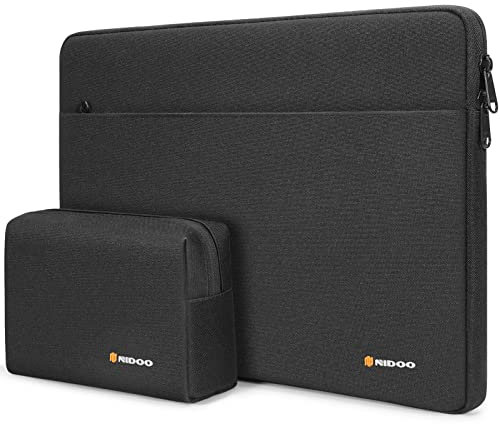 NIDOO 17,3 Pouces Housse pour Ordinateur Portable Pochette de Protection Étanche pour 17,3 Legion 5 Gen 6/17 Chromebook 317/17 G7 17/17 HP Envy Laptop 17, Noir