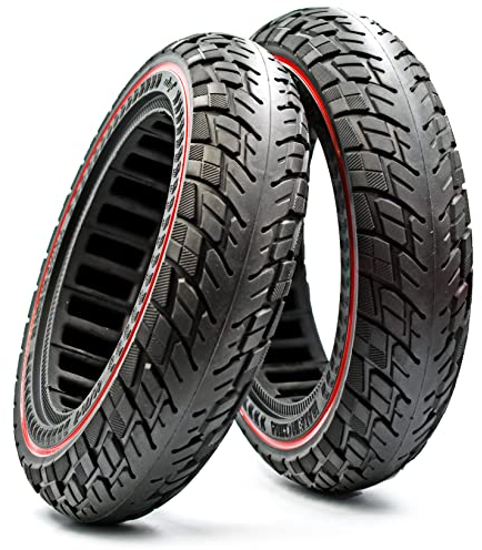 myBESTscooter - 10 Zoll Vollreifen für Xiaomi Pro 4 Elektroroller Gummi 60/70-7.0 Reifen (2 Stück)