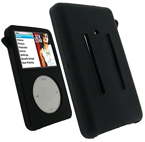Schutzhülle für iPod Classic, TPU, weiches Silikon, kratzfest, stoßfest, stoßdämpfend, rutschfeste Handyhülle für Apple iPod Classic 6. / 7. Generation, 80 GB, 120 GB dünn, 160 GB und iPod Video 5.