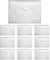 VELOFLEX A456010 - Dokumentenhülle Crystal, 10 Stück, DIN A5, Dokumententasche mit Klettverschluss, PP, transparent