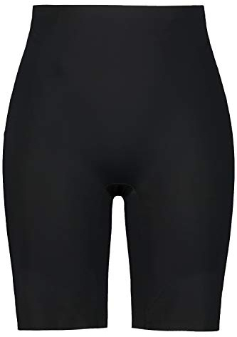 Ulla Popken Damen große Größen Übergrößen Plus Size Panty, langes Bein, Glatte Kanten, Stretchkomfort schwarz 54+ 793851100-54+