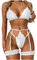 Zshosam Sexy Dessous Damen Für Sex Oma Dessous Frauen Mode Dessous Set Rollenspiel Dessous Sexy Frauen Kostüme Rot Plaid Dessous Set Adventskalender Mit DessousNachthemd Lingerie Sexy for Women q084