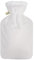 Premium Wärmflasche 2 Liter mit hochwertigem Supersoft Korean Fleece Bezug mit Reißverschluss und extra Fütterung - (weiß)