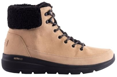 Skechers Mädchen Glacial Ultra Woodlands Stiefelette, Natur, 39.5 EU