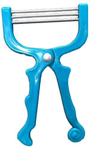 Handheld Feder Gesichtshaarentfernung Roller Kunststoff Epilierer Roller Gesichtspflege Werkzeug