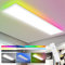 Oraymin LED Panel Deckenleuchte RGB 100x25CM, Deckenlampe mit Fernbedienung 30W 3800LM, Deckenlampe Farbwechsel 3000K-6500K Ultra Dünn Panel für Wohnzimmer Kinderzimmer schlafzimmer